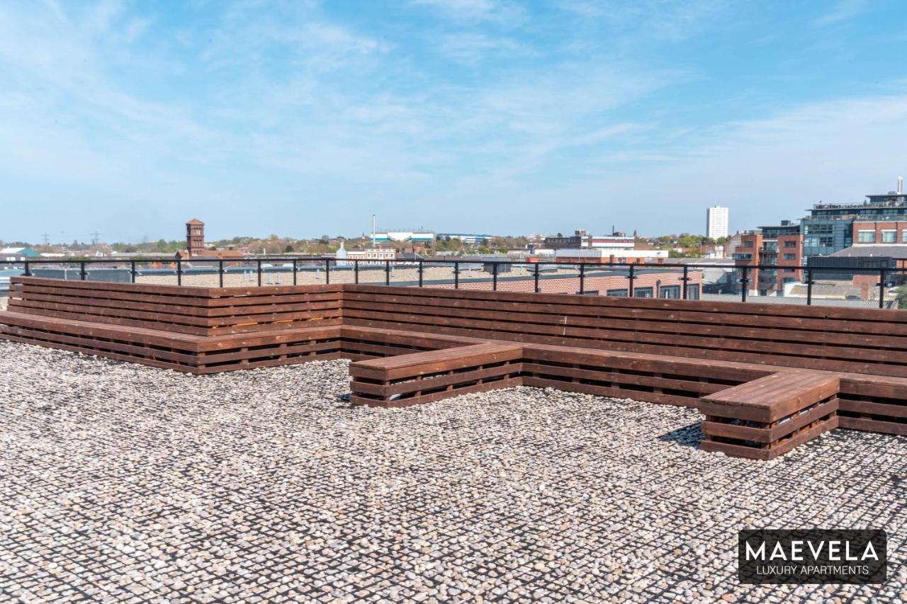 Maevela Apartments - Luxury Top Floor Penthouse - With Parking - 2 Bedroom New Build Apartment ✪ City Centre, Digbeth ✓ With Huge Patio Sliding Doors - City View - Rooftop Terrace - Ps4 & Smart Tv'S Birmingham Zewnętrze zdjęcie