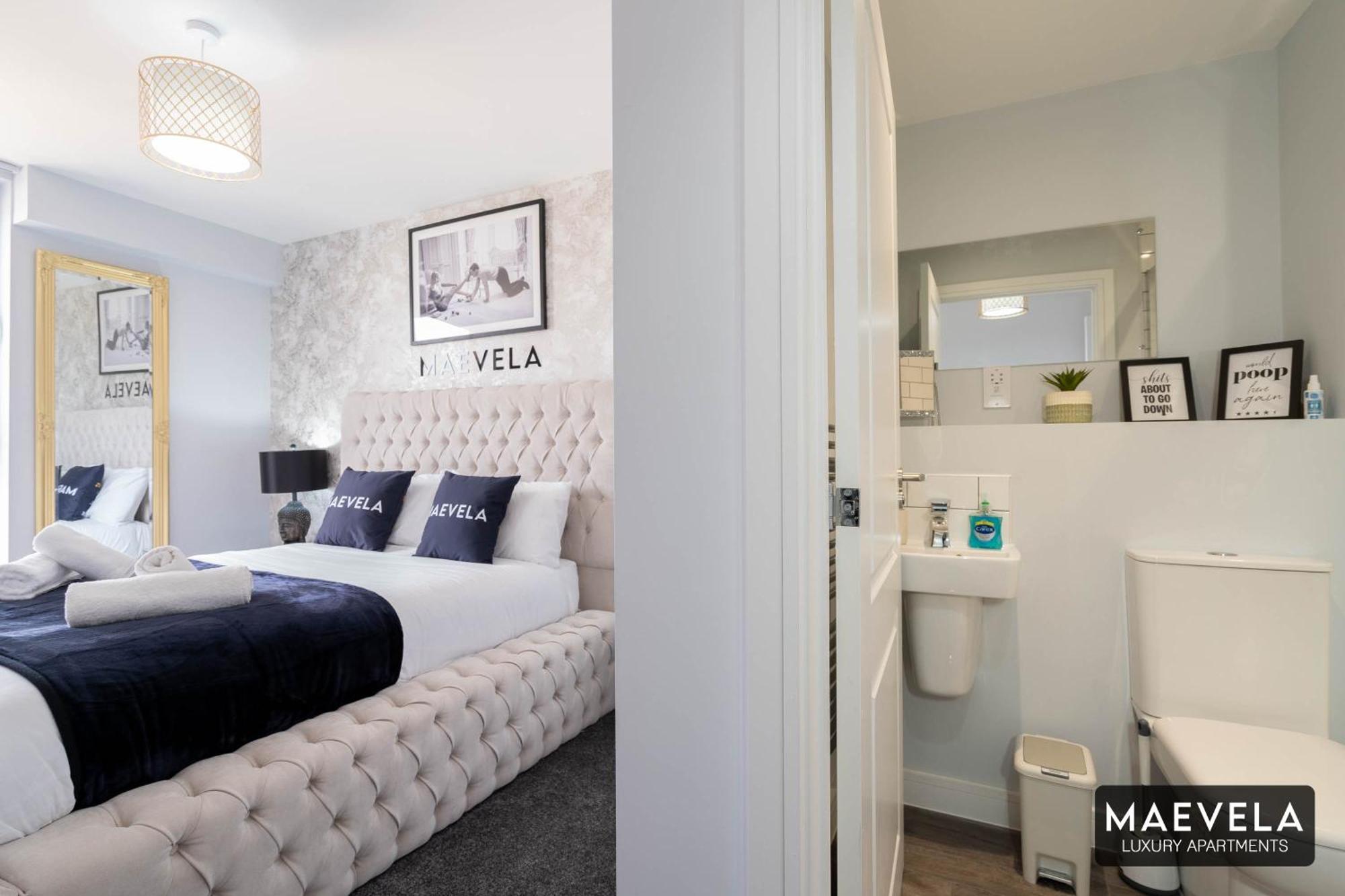 Maevela Apartments - Luxury Top Floor Penthouse - With Parking - 2 Bedroom New Build Apartment ✪ City Centre, Digbeth ✓ With Huge Patio Sliding Doors - City View - Rooftop Terrace - Ps4 & Smart Tv'S Birmingham Zewnętrze zdjęcie